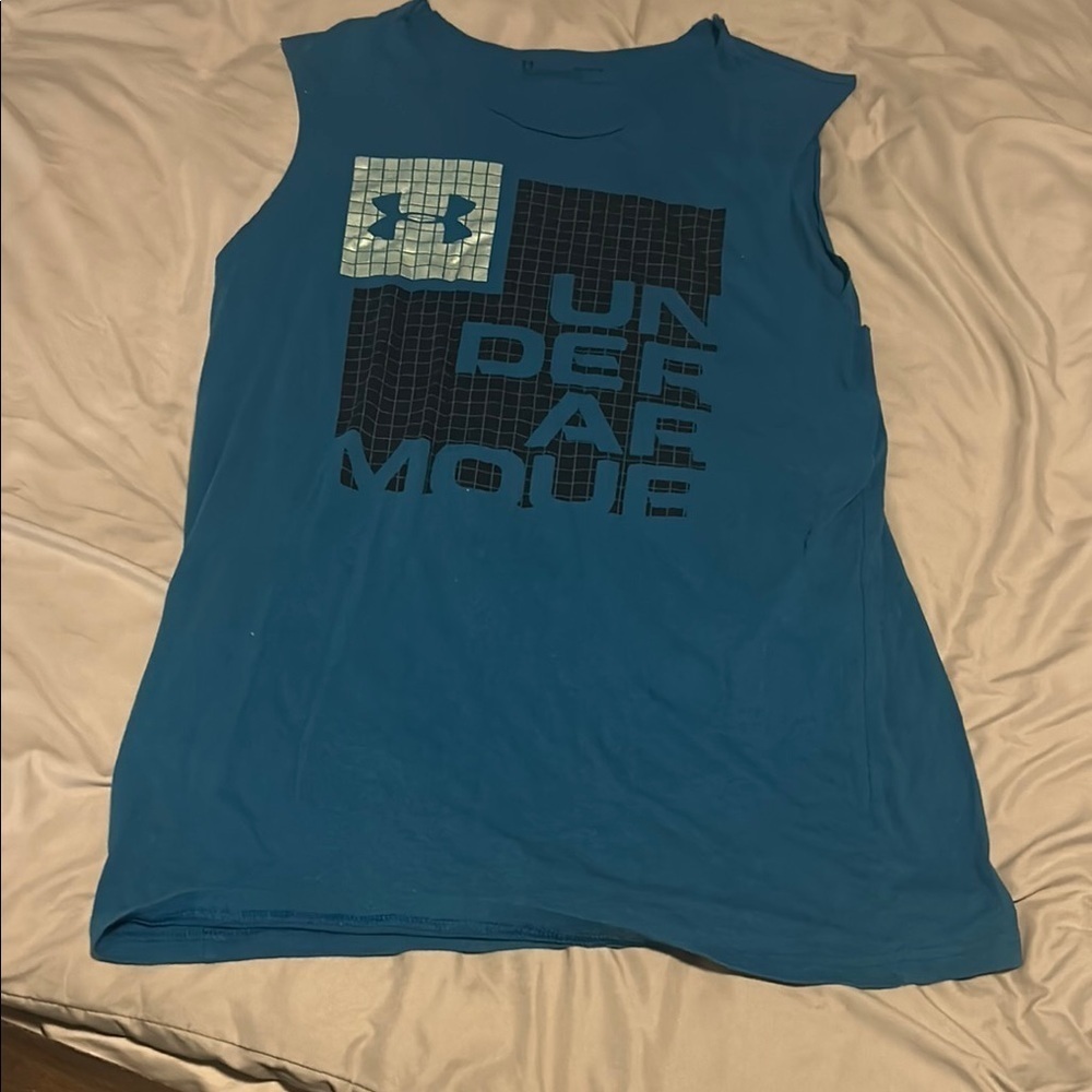 Under Armour Teal Graphic Sleeveless Shirt